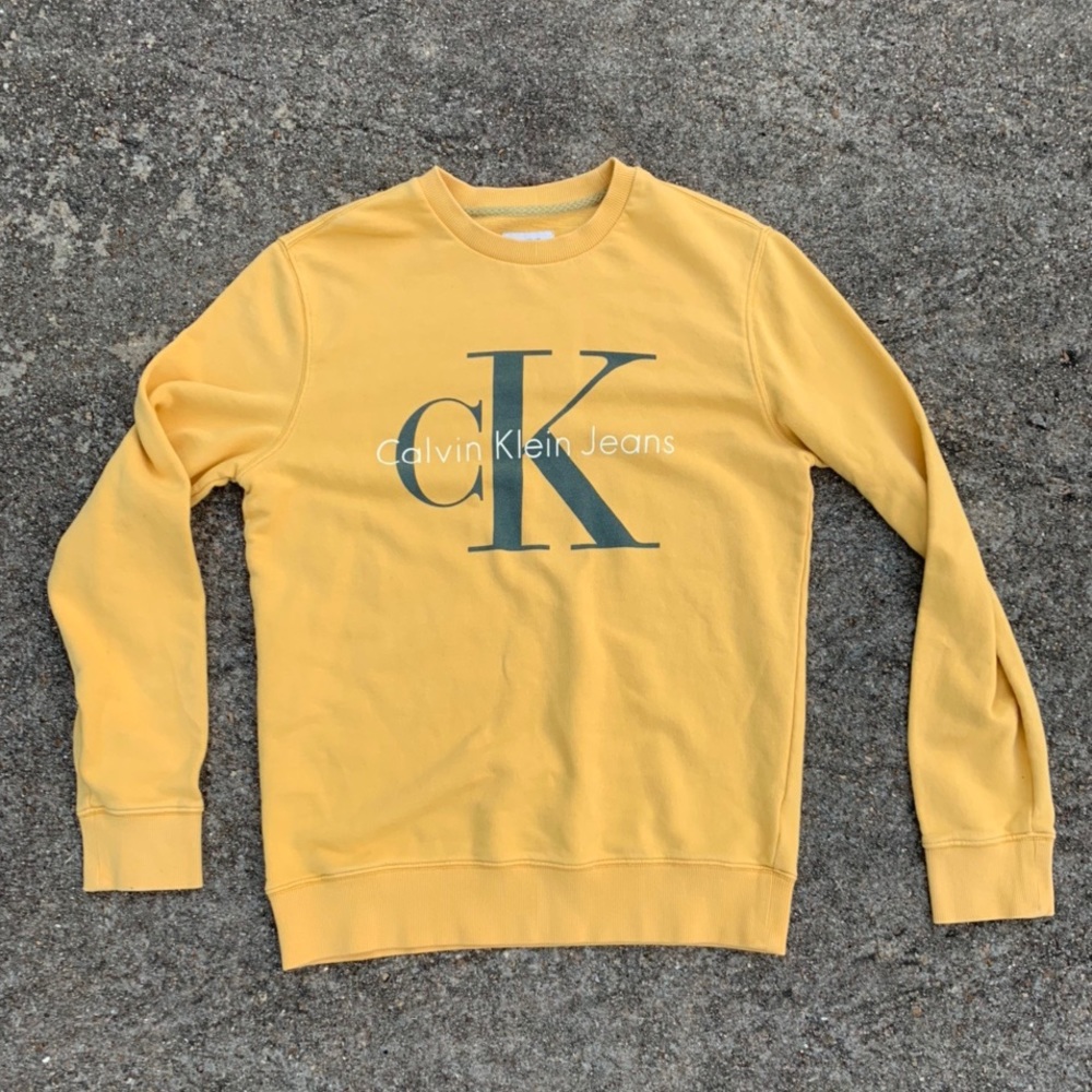 Yellow Calvin Klein Crewneck